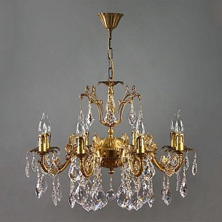 Люстра подвесная AMBIENTE Granada 2118/8 AB New Leaf